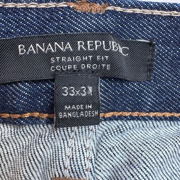 NWT BR Mid Rise Straight Leg Jeans (Hemmed) - Picture 10 of 14